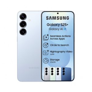 Samsung Galaxy S25 Plus in Icy Blue