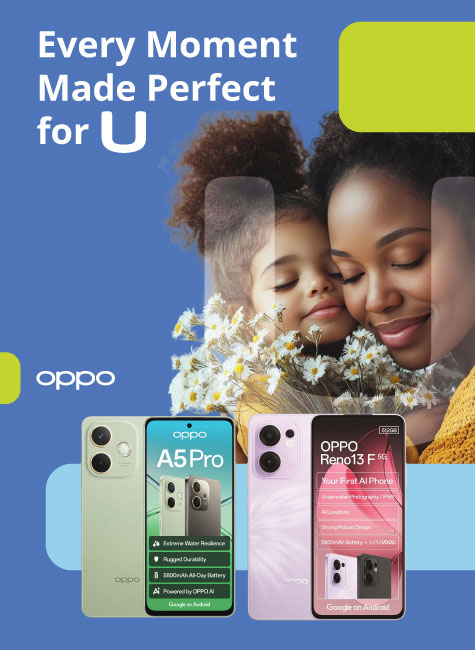 OPPO A5 PRO - Hero Partner Banner MAY 2025 - EVERY MOMENT MADE PERFECT FOR U