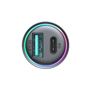 Joyroom JR-CCN04 60W Mini Metal car Charger - Top View