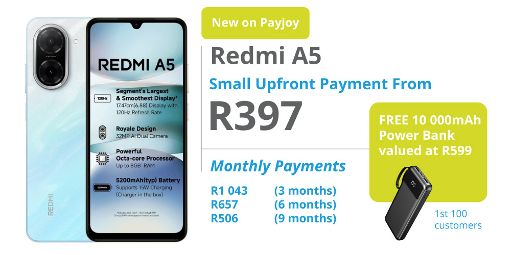 Redmi A5 - PayJoy Micro Finance Deal - May 2025