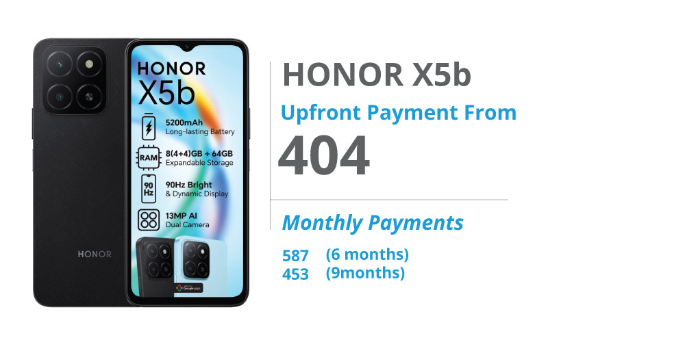 Honor X5b - PayJoy Micro Finance Deal - July 2025