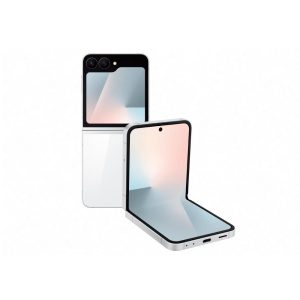 Samsung Galaxy Z Flip7 in White Shadow