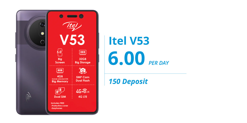 Itel V53 - Easy2Own Micro finance deal - August 2025