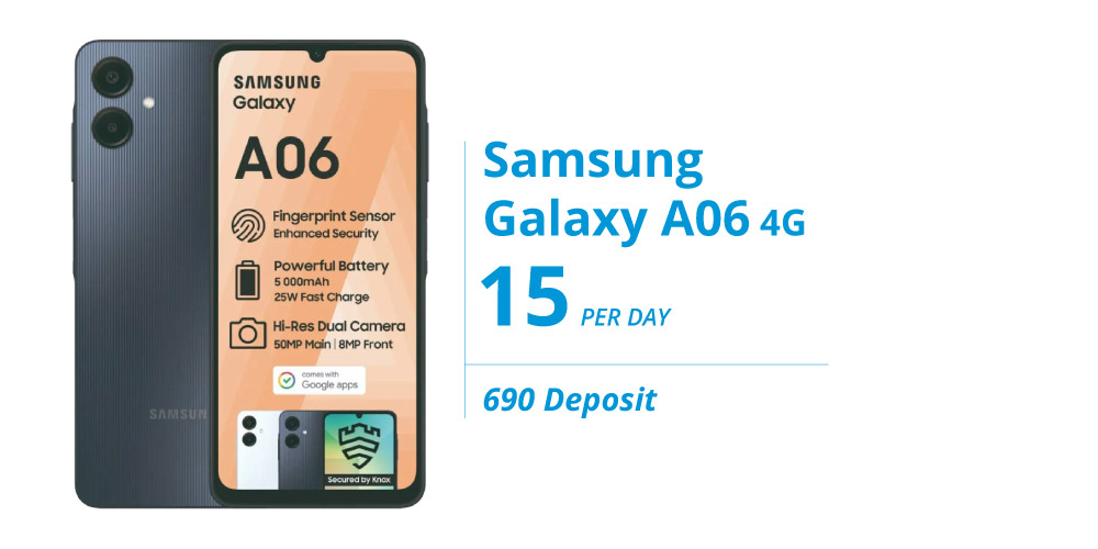 Samsung Galaxy A06 4G - Easy2Own Micro finance deal - August 2025