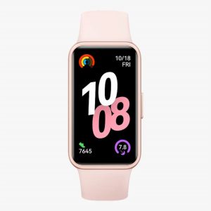 Huawei Band 10 in Pink - Front View