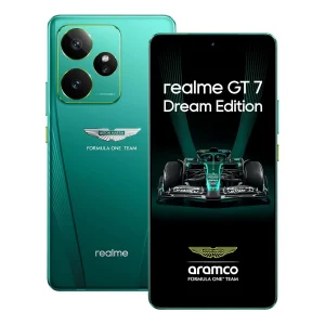 Realme GT 7 Dream Edition in Aston Martin Green