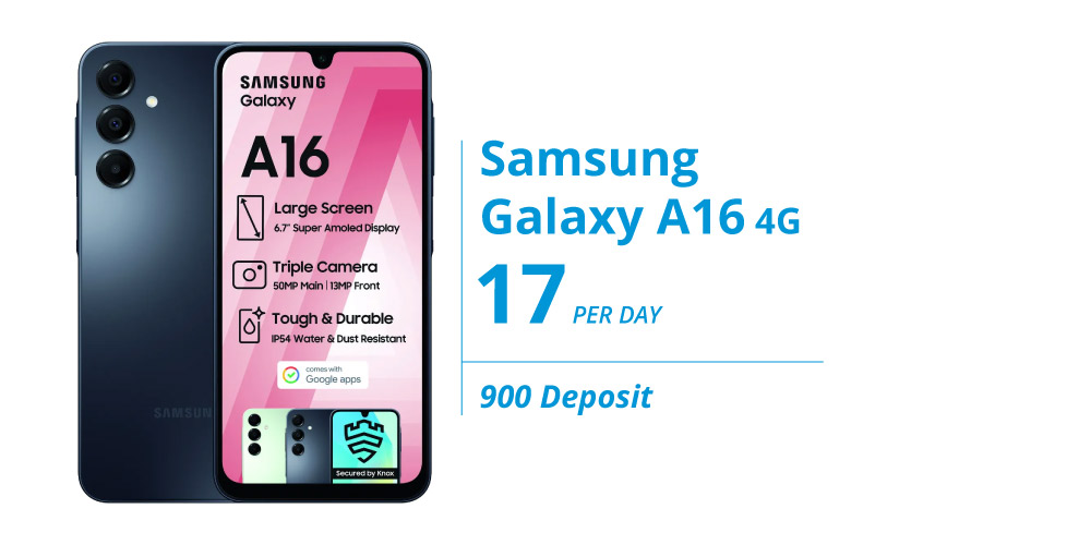 Samsung Galaxy A16 on Easy2Own