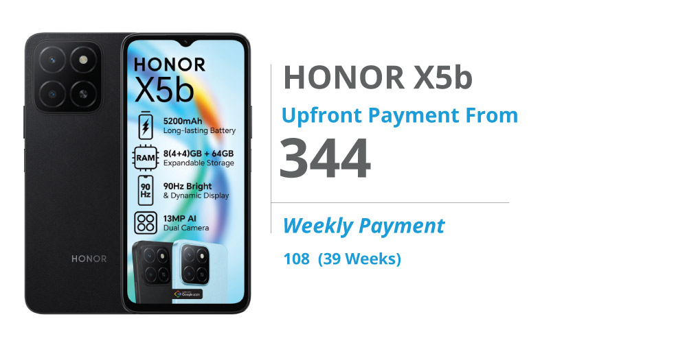 Honor X5b on Payjoy