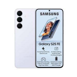 Samsung Galaxy S25 FE in Light Blue