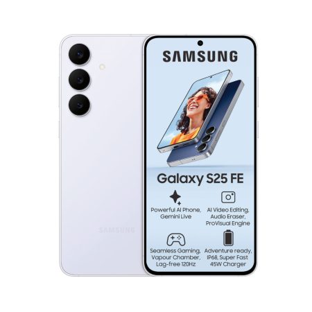 Samsung Galaxy S25 FE in Light Blue