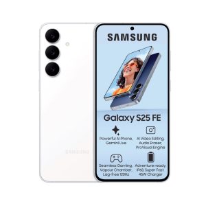 Samsung Galaxy S25 FE in White