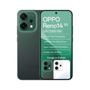 Oppo Reno 14 12/512GB 5G + Oppo Watch X2 Mini + Oppo Encobuds3 Pro @ R1279.00 x 36 on RED 12GB 750min Plan