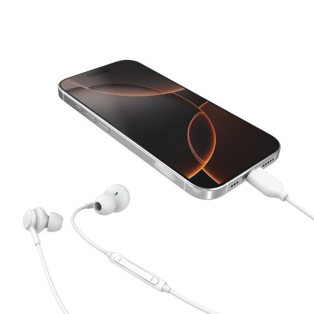 Digibuds in phone in white