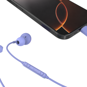 Digibuds in phone in purple