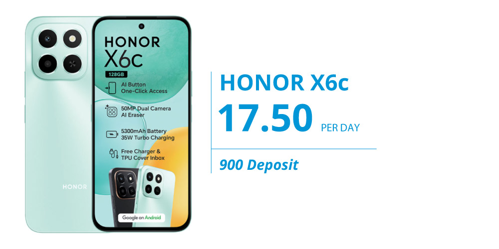 Honor X6c on Vodacom Easy 2 own