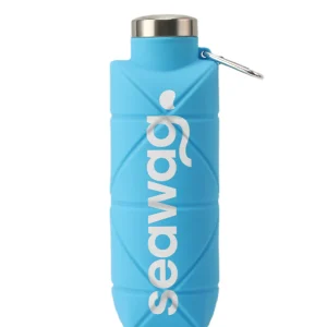 Seawag Foldable Water Bottle in Blue