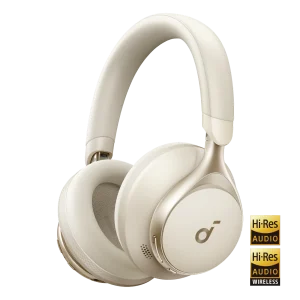 Soundcore Space One ANC Bluetooth Over-Ear Headphones in Cream Soundcore Space One ANC Bluetooth Over-Ear Headphones in Cream