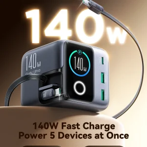 joyroom podix 140W fast charging - power 5 devices at once