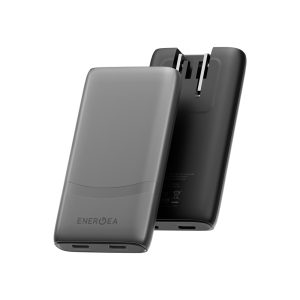 TravelWorld Edge 65 Wall Charger with interchangeable plugs - In Grey