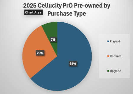 2025 PrO Pre-owned sales split by purchase type