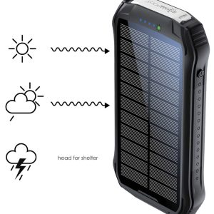 BOOMPODS Neutron 10000MAH Solar Power Bank - Stage 1