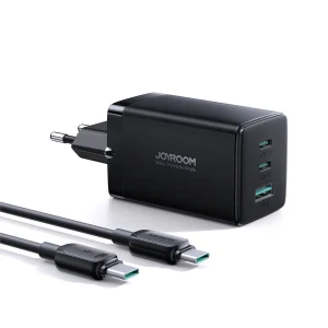 JOYROOM 65W 3-Port GaN Charger in Black