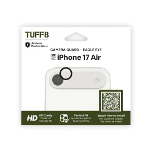 TUFF8 iPhone Air Eagle Eye - Camera Lens Tempered Glass Guard