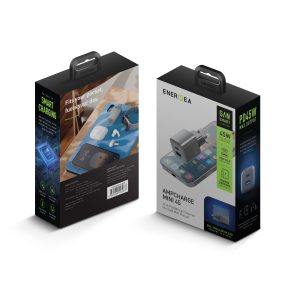 ENERGEA AmpCharge Mini 45W GaN EU Charger - Packaging