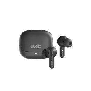 Sudio True Wireless Earbuds with case in Black