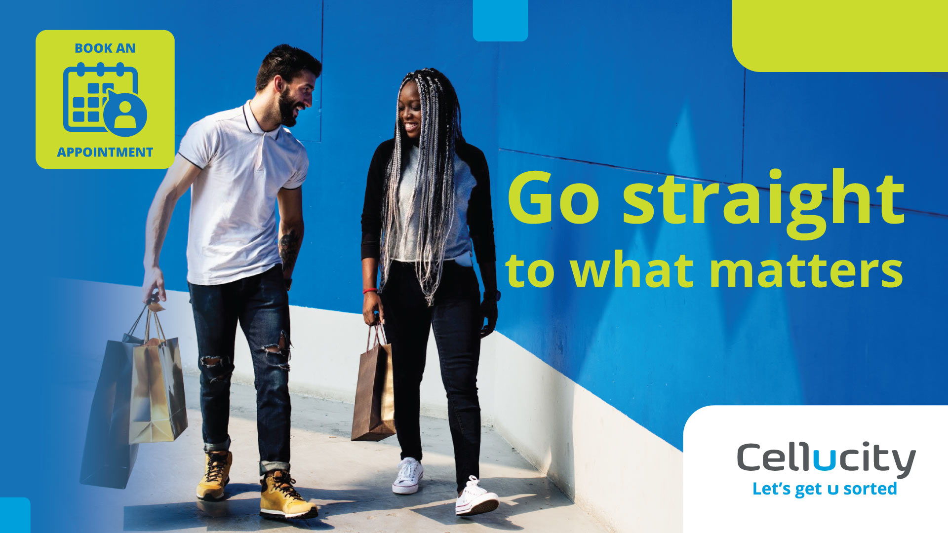 book an appointment - go straight to what matters