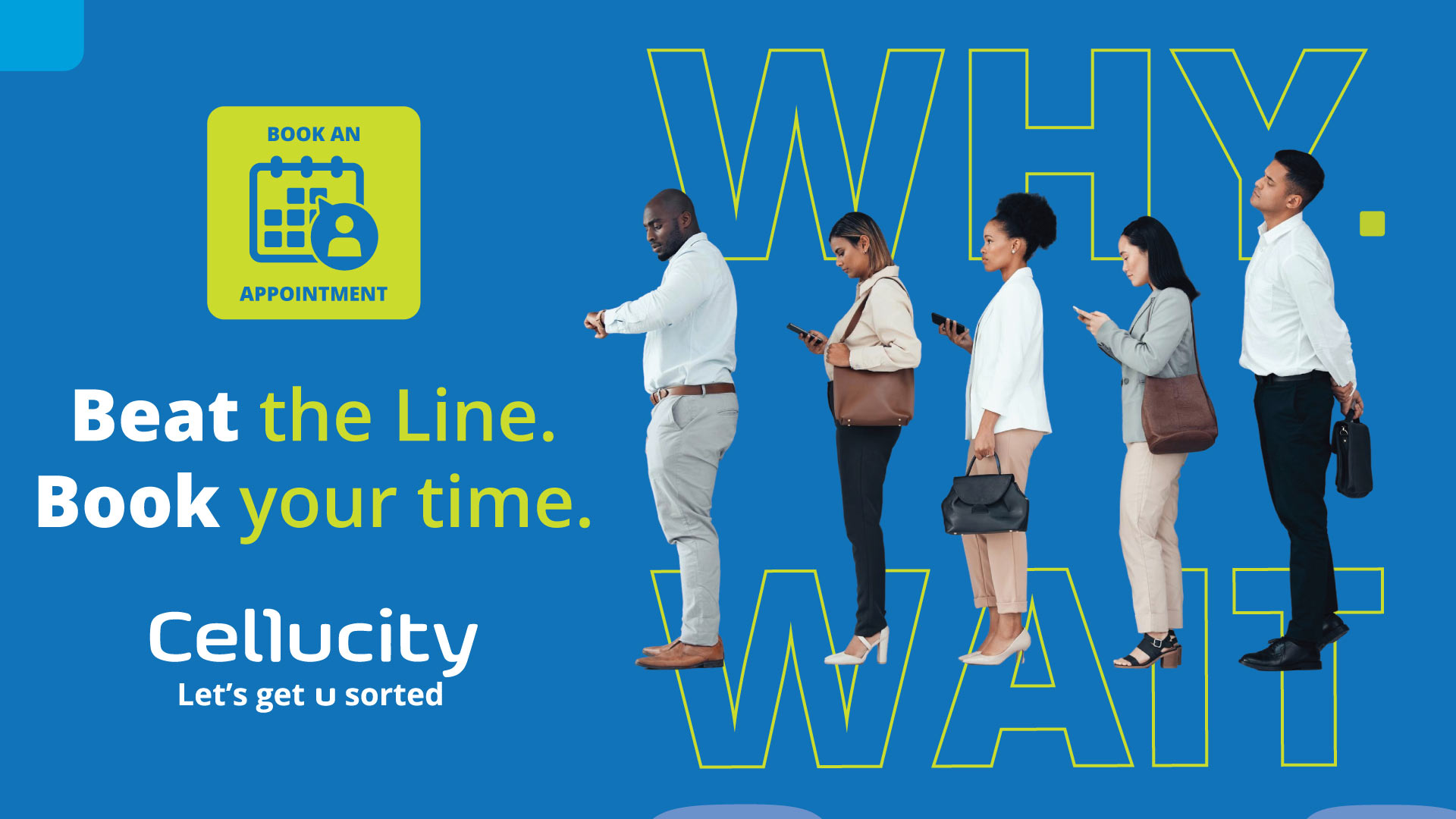 beat the line, book your time - book an appointment