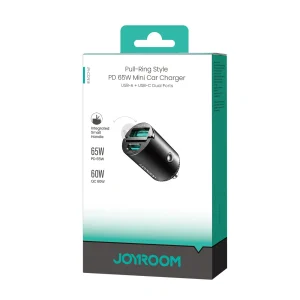 JOYROOM JR-CCN18 65W Pull-Ring Style Mini Car Charger - Packaging