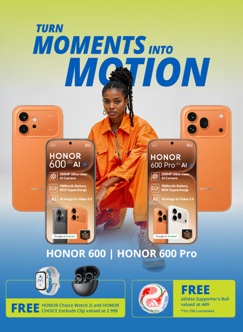 Cellucity Home Page Featuring the Honor 600 and Honor 600 Pro - June 2026