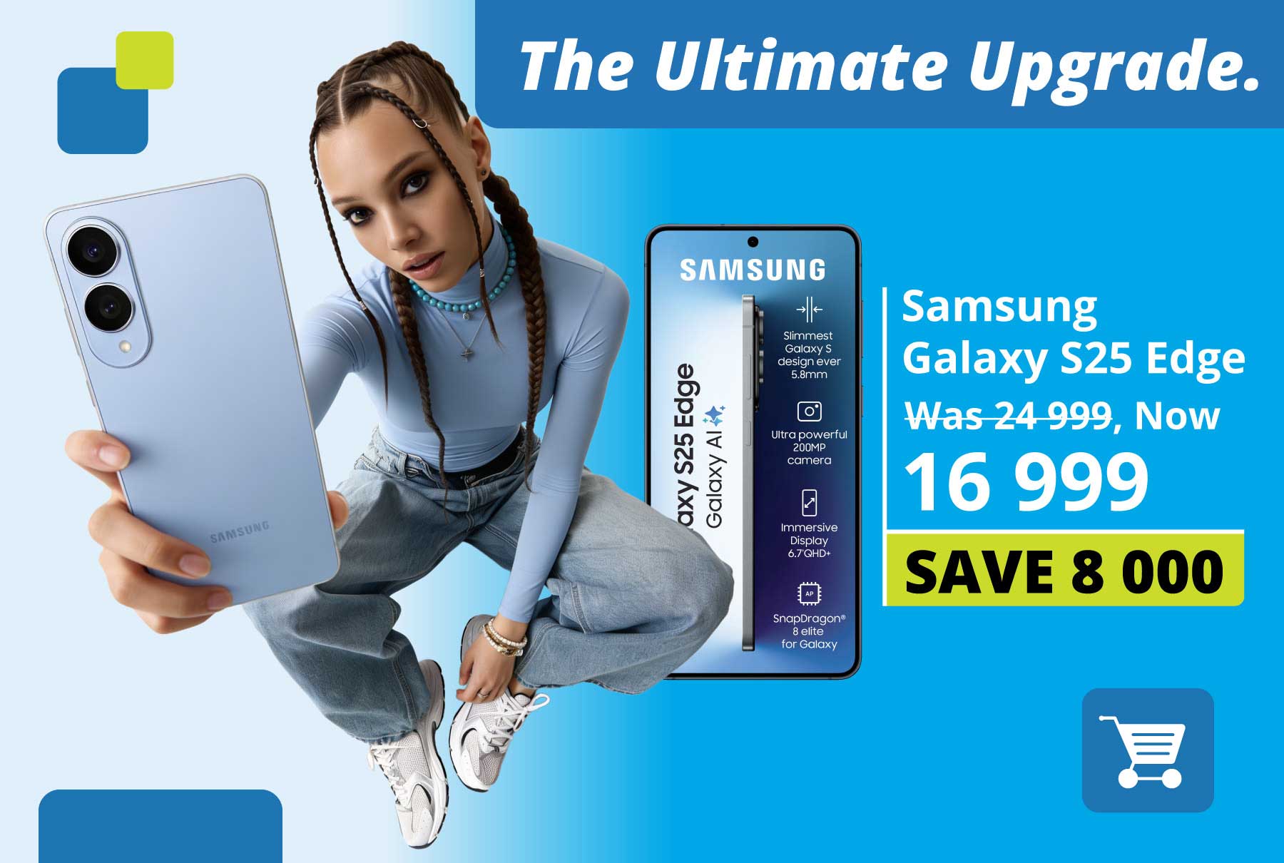 Samsung Galaxy S25 Edge Online Prepaid Hero Deal