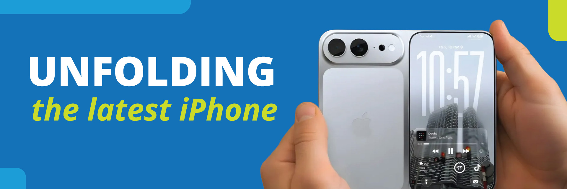 Unfolding the next iPhone