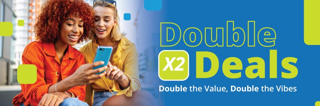 double deals headline banner