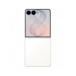 Samsung Galaxy Flip8 in cream - back open