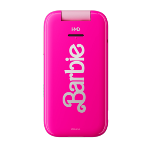 HMD Barbie Flip Phone Closed