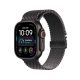 Black Titanium Case with Black Titanium Milanese Loop - L