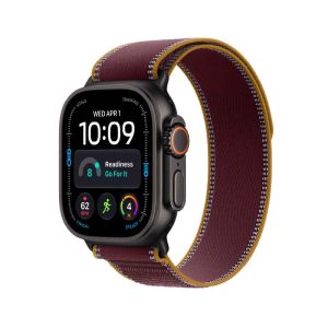 Apple watch Ultra 4 burgendy trail