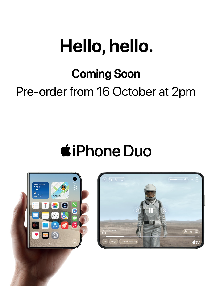 Apple iPhone Duo - Coming Soon