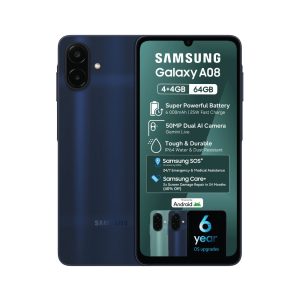 Samsung Galaxy A08 64GB in Dark Blue